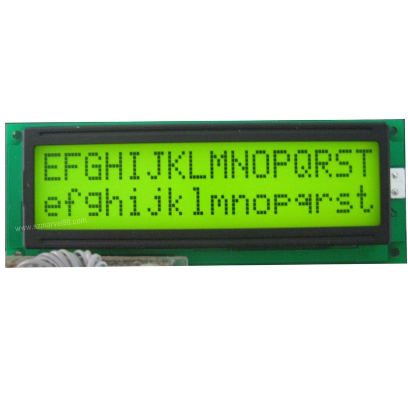 M1602M-Y5, 16X2 Character Dot-matrix LCM, STN(Y-G), transflective/positive, SPLC780D Contr