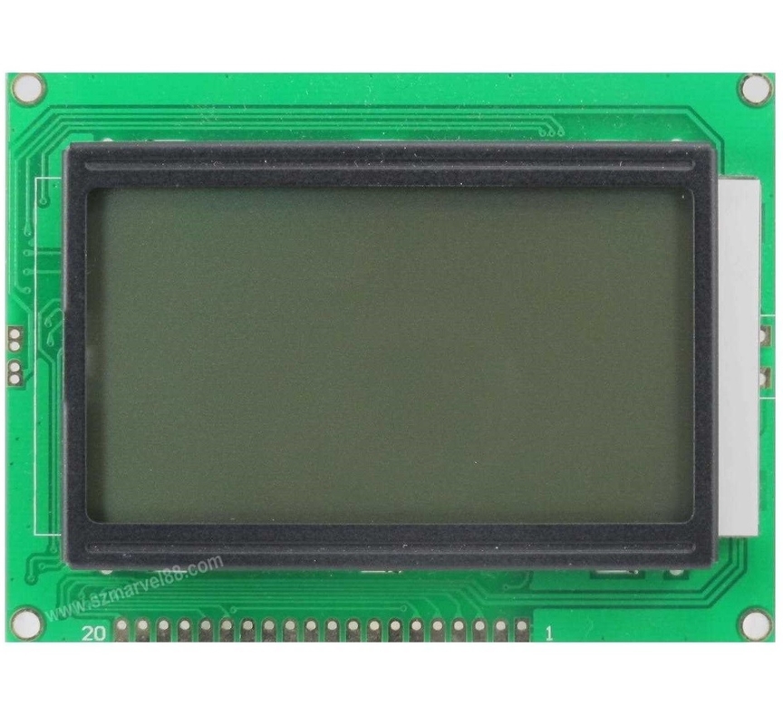 M12864B-G5, 12864 Graphics LCD Module, 128 x 64 dot-matrix Display, STN Gray, transflectiv