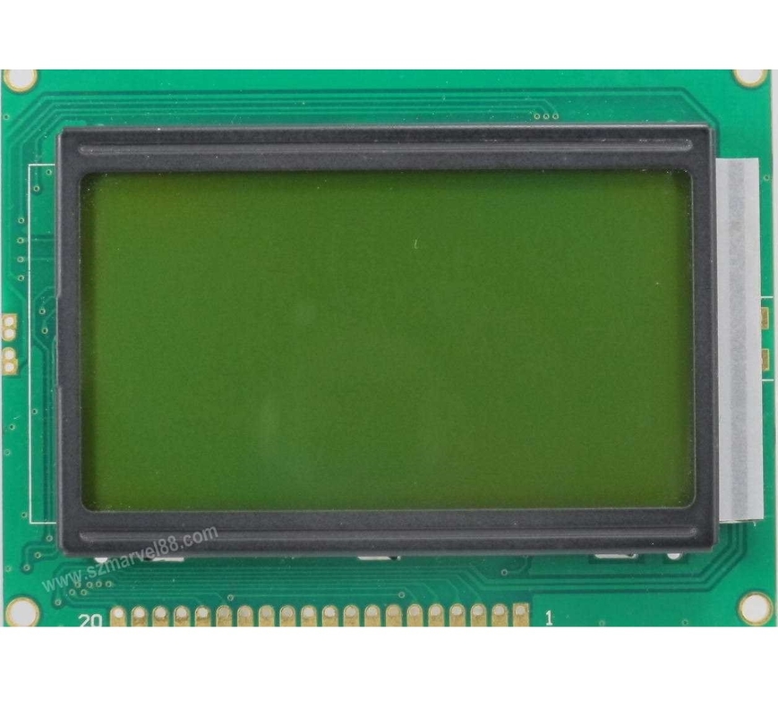 M12864B-Y5, 12864 Graphics LCD Module, 128 x 64 dot-matrix Display, STN YG, transflective/